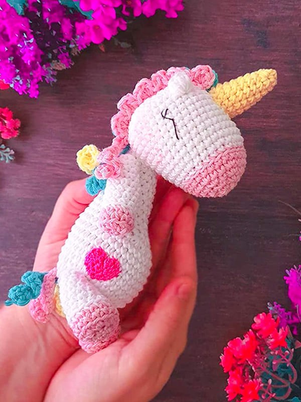 Little Unicorn Amigurumi Free PDF Crochet Pattern 2