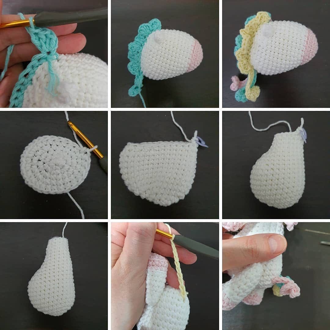 Little Unicorn Amigurumi Free PDF Crochet Pattern 5