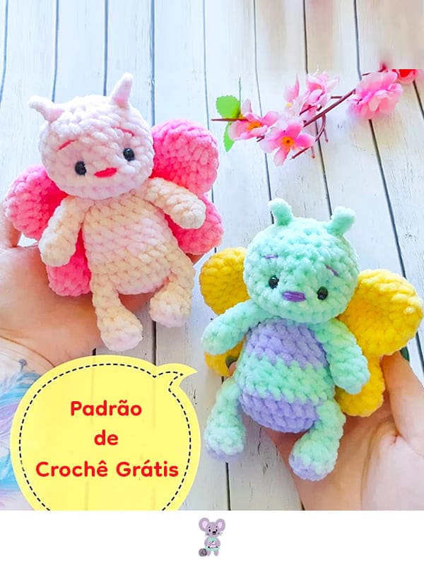 PDF Croche Borboleta Chocalho Receitas De Amigurumi Croche Gratis