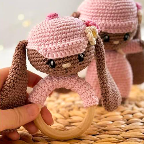 PDF Crochet Bunny Milla Rattle Amigurumi Free Pattern 2