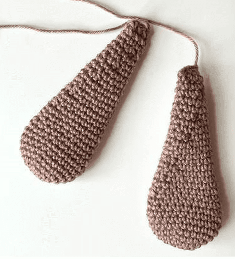 PDF Crochet Bunny Milla Rattle Amigurumi Free Pattern Ears
