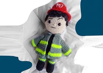 PDF Crochet Fireman Amigurumi Free Pattern