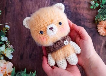 PDF Crochet Furry Teddy Bear Amigurumi Free Pattern