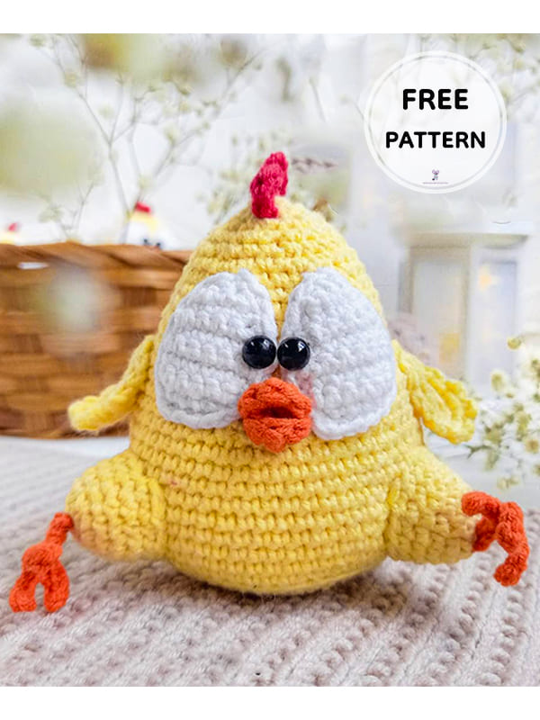 PDF Crochet Yellow Chick Amigurumi Free Pattern 1