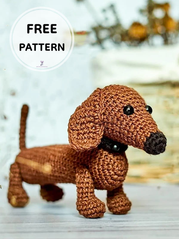 PDF Cute Dog Amigurumi PDF Crochet Pattern 1