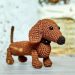 PDF Cute Dog Amigurumi PDF Crochet Pattern 75x75
