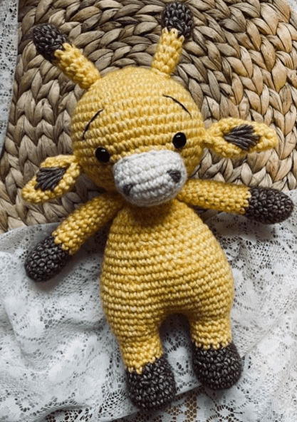 PDF Cute Giraffe Amigurumi Crochet Free Pattern Arms2