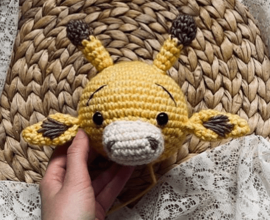 PDF Cute Giraffe Amigurumi Crochet Free Pattern Ears
