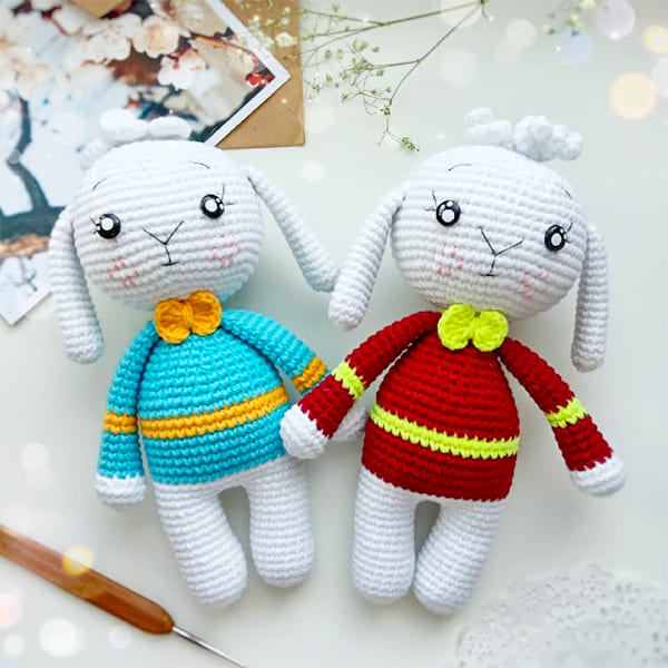 Crochet Bunny PDF Amigurumi Free Pattern 2