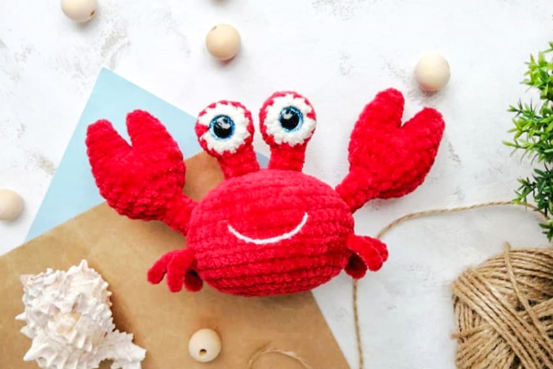 Crabby Abby Velveteen Sea Life Cangrejo De De Peluche... | Cuotas sin