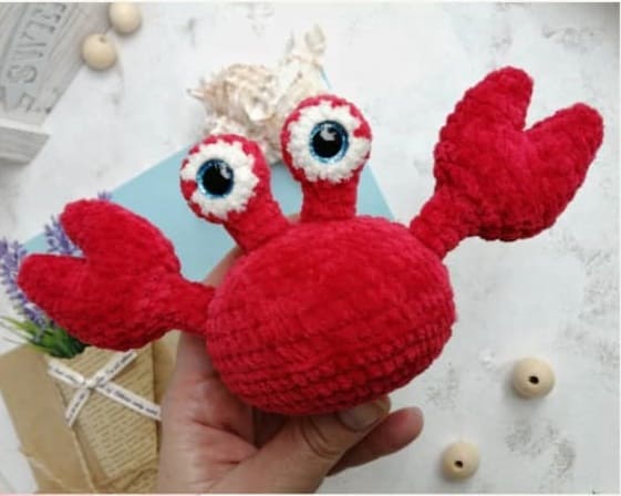 Crochet Crab PDF Amigurumi Free Pattern Assembling 2