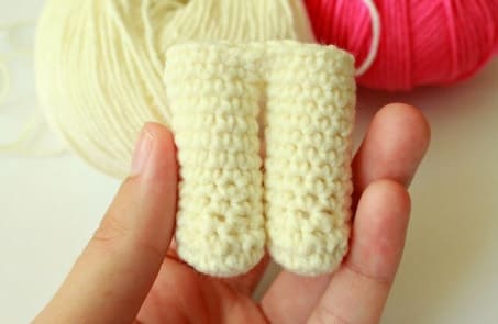 Crochet Cute Bunny PDF Amigurumi Free Pattern Hind Legs And Body 2