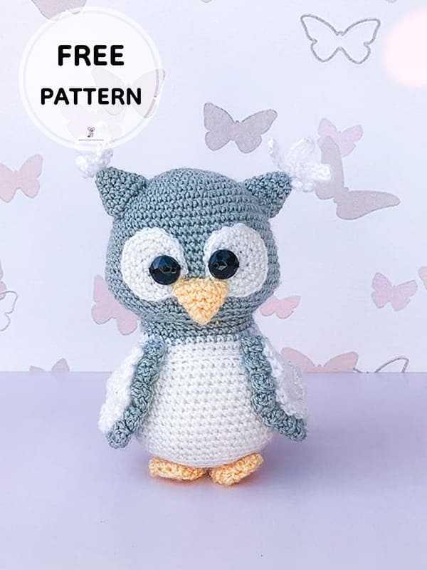 Crochet Little Owl PDF Amigurumi Free Pattern 1
