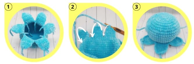 Crochet Plush Octopus PDF Amigurumi Free Pattern 5