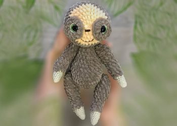 Crochet Plush Sloth PDF Amigurumi Free Pattern