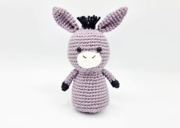 Easy Crochet Donkey Rattle Amigurumi PDF Free Pattern