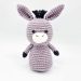 Easy Crochet Donkey Rattle Amigurumi PDF Free Pattern 75x75