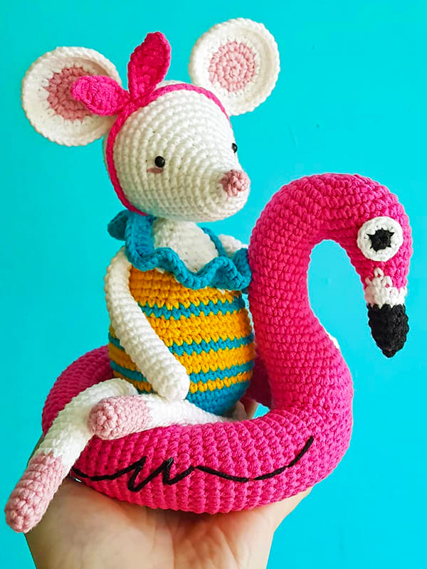 PDF Croche Flamingo Fofo Receita De Amigurumi Gratis 2