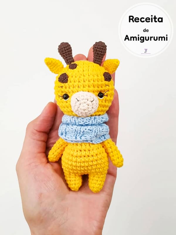 PDF Croche Pequena Girafa Receita De Amigurumi Gratis