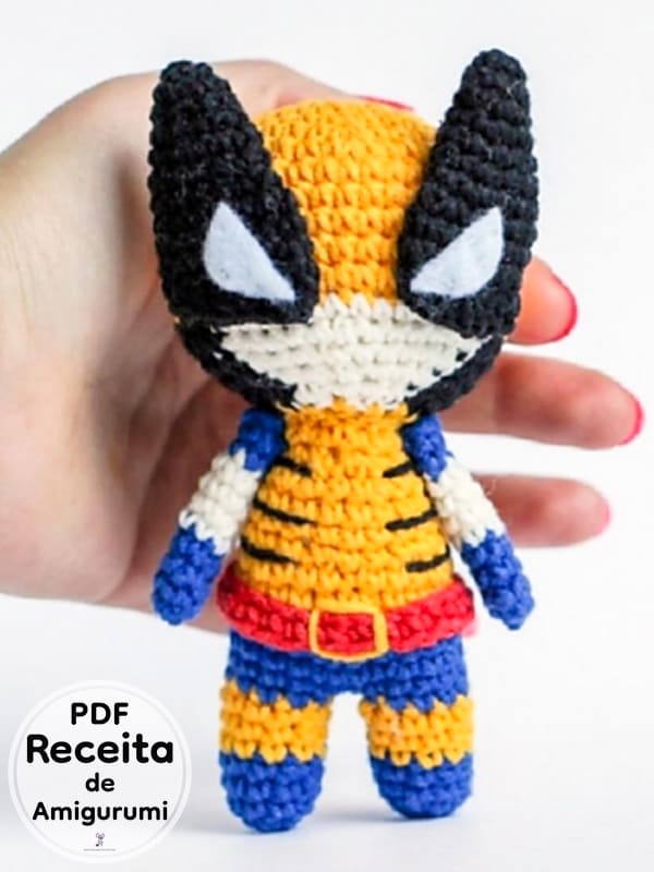 PDF Croche Pequeno Wolverine Receita De Amigurumi Gratis 1