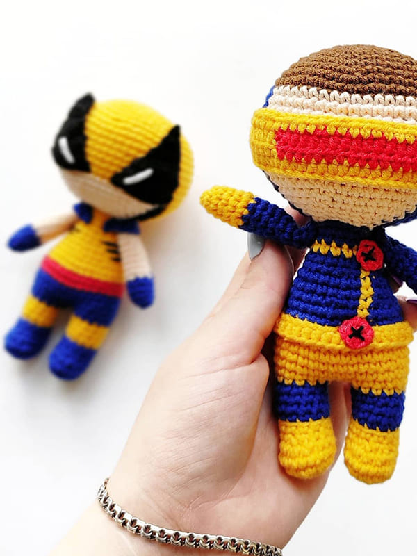 PDF Croche Pequeno Wolverine Receita De Amigurumi Gratis 4
