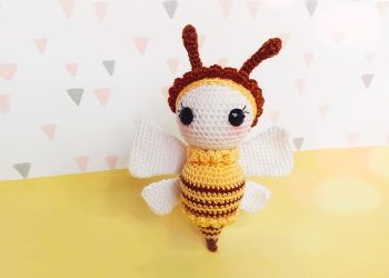 PDF Crochet Cute Bee Amigurumi Free Pattern