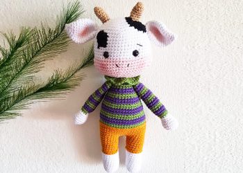PDF Crochet Cute Cow Amigurumi Free Pattern