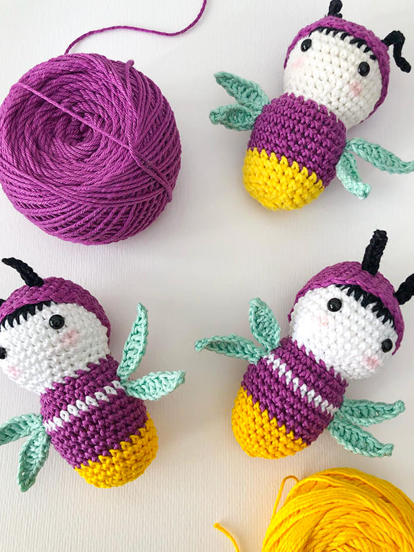 PDF Crochet Cute Firefly Amigurumi Free Pattern 2