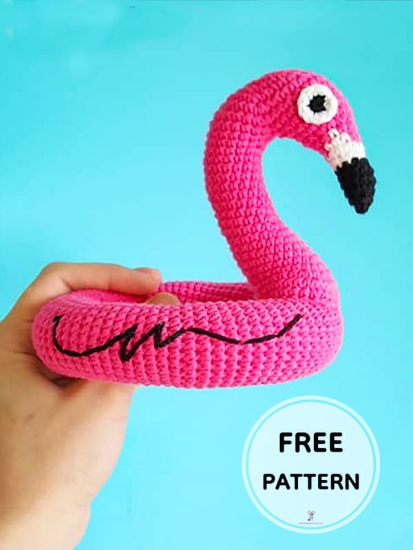 PDF Crochet Cute Flamingo Amigurumi Free Pattern 1