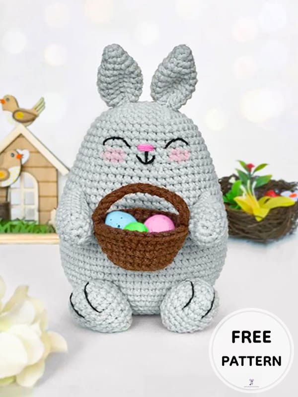 PDF Crochet Easter Bunny Amigurumi Free Pattern 1