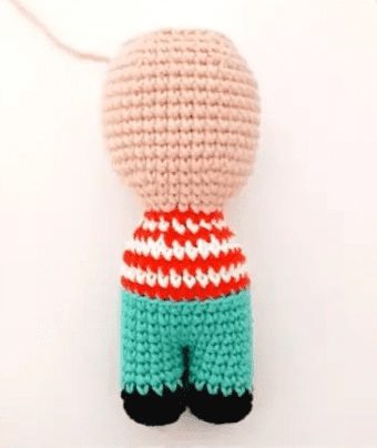 PDF Crochet Elf Gnome Amigurumi Free Pattern Head