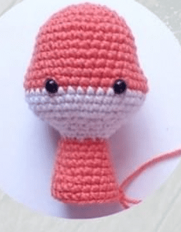 PDF Crochet Fox Keychain Amigurumi Free Pattern Body