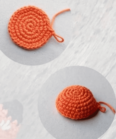 PDF Crochet Fox Keychain Amigurumi Free Pattern Head