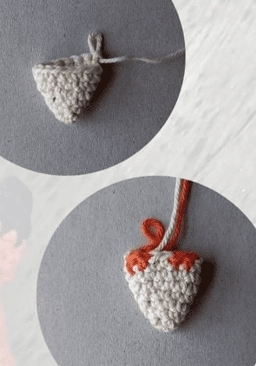 PDF Crochet Fox Keychain Amigurumi Free Pattern Tail