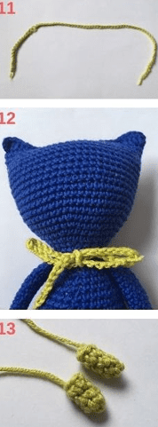 PDF Crochet Huggy Wuggy Amigurumi Free Pattern Accessory