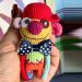 PDF Crochet Little Clown Amigurumi Free Pattern 75x75