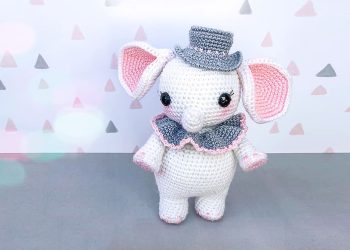 PDF Crochet Little Cute Elephant Amigurumi Free Pattern
