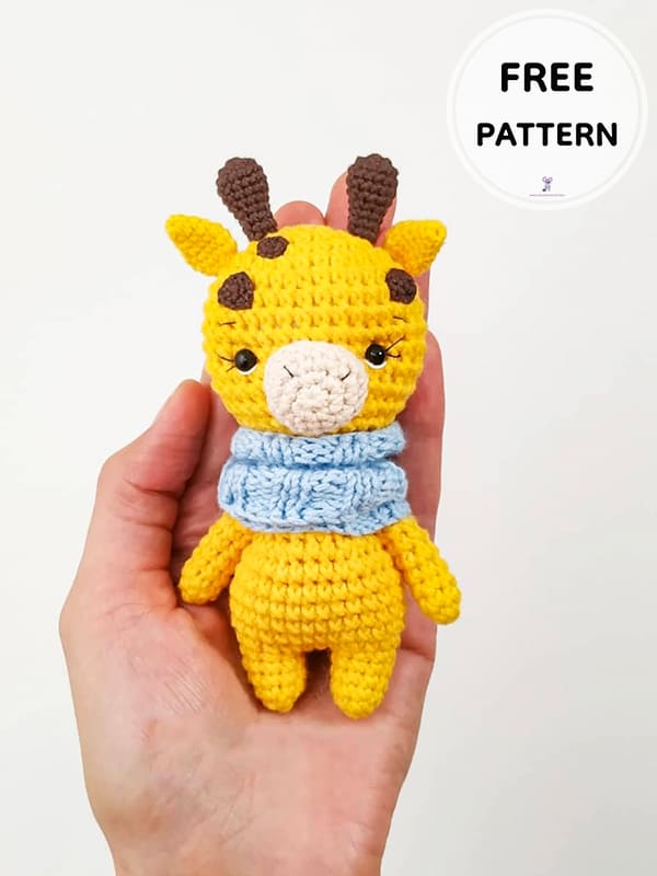 PDF Crochet Little Giraffe Amigurumi Free Pattern