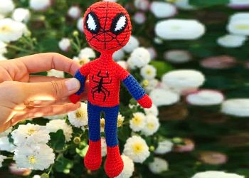 PDF Crochet Little Spiderman Amigurumi Free Pattern