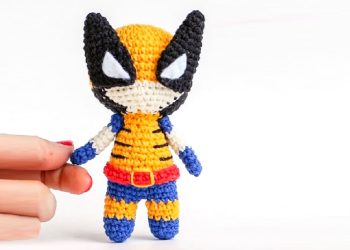PDF Crochet Little Wolverine Amigurumi Free Pattern