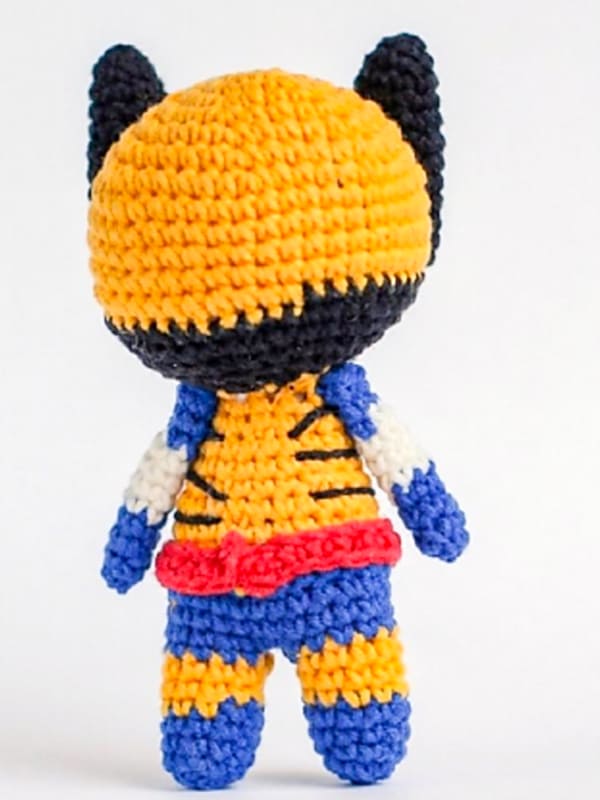 PDF Crochet Little Wolverine Amigurumi Free Pattern 4