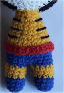 PDF Crochet Little Wolverine Amigurumi Free Pattern Assembly3