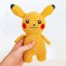 PDF Crochet Pokemon Pikachu Amigurumi Free Pattern 75x75