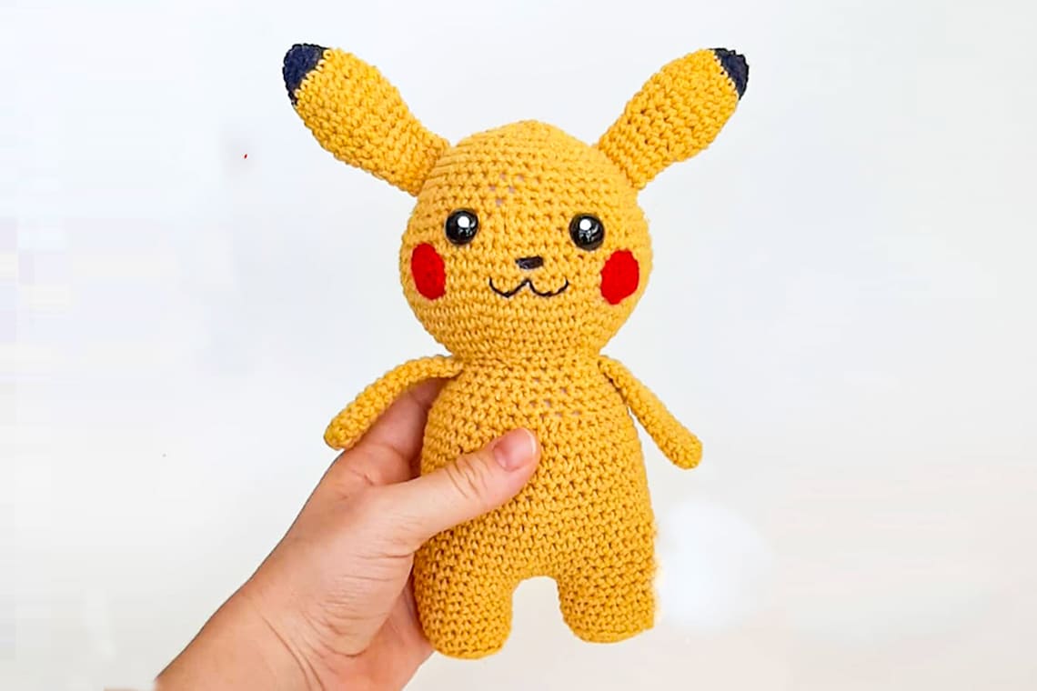 Fácil Pokémon Pikachu Amigurumi PDF Patrón Gratis - 500+ PDF Passo A ...