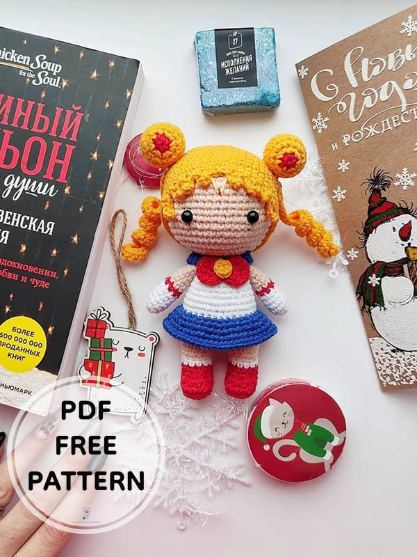 PDF Crochet Sailor Moon Amigurumi Free Pattern 3