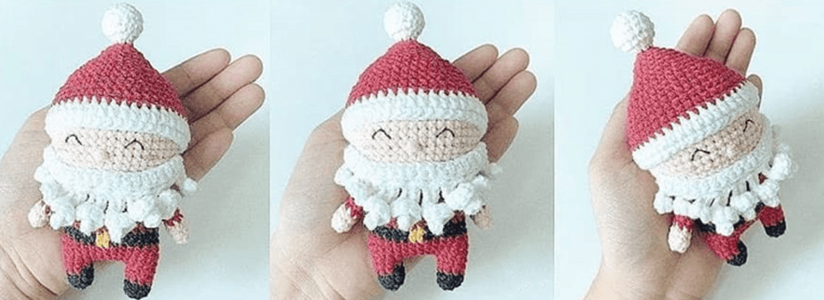 PDF Crochet Santa Claus Amigurumi Free Pattern Hat2
