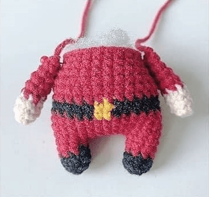 PDF Crochet Santa Claus Amigurumi Free Pattern Legs