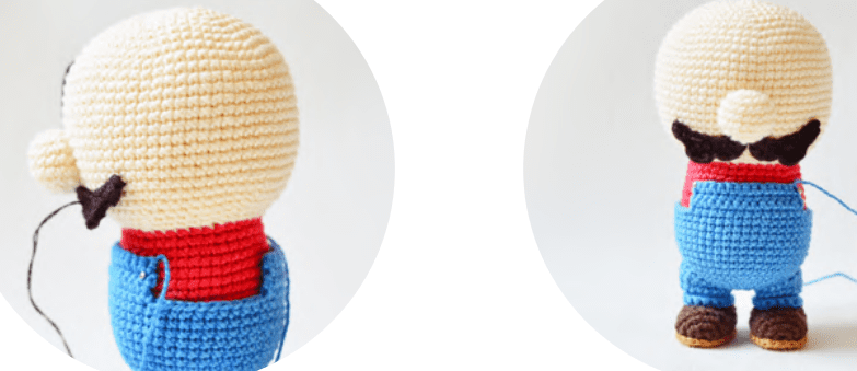 PDF Crochet Super Mario Amigurumi Free Pattern Assembly4