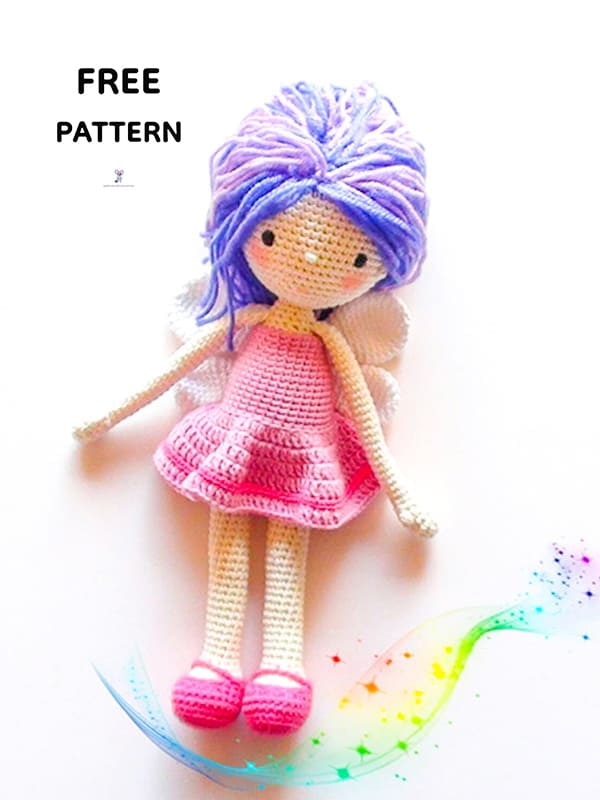 Spring Fairy Crochet Doll PDF Amigurumi Free Pattern