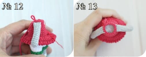 Crochet Bunny Watermelon PDF Amigurumi Free Pattern 13